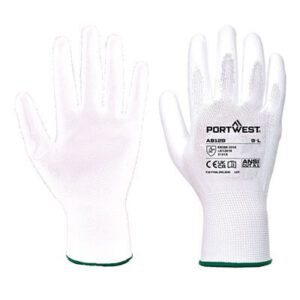 A590 Heat Resistant Glove in white, featuring a durable viscose and cotton liner, seamless ambidextrous design, and protection against contact heat up to 250°C.