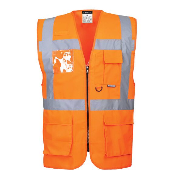 S476 - Berlin Hi-Vis Executive Vest Orange