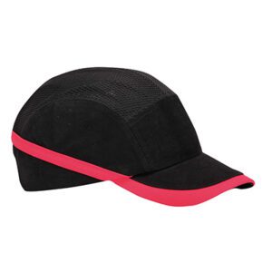 PW69 Vent Cool Bump Cap with breathable mesh panels, long peak for shock protection, impact-resistant ABS shell, and adjustable hook-and-loop closure for a secure fit.